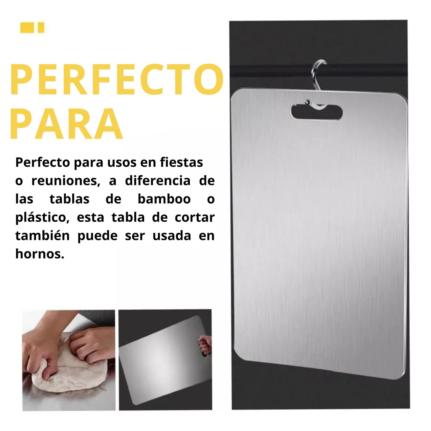 Combo Tablas Acero Inoxidable Chef Pro