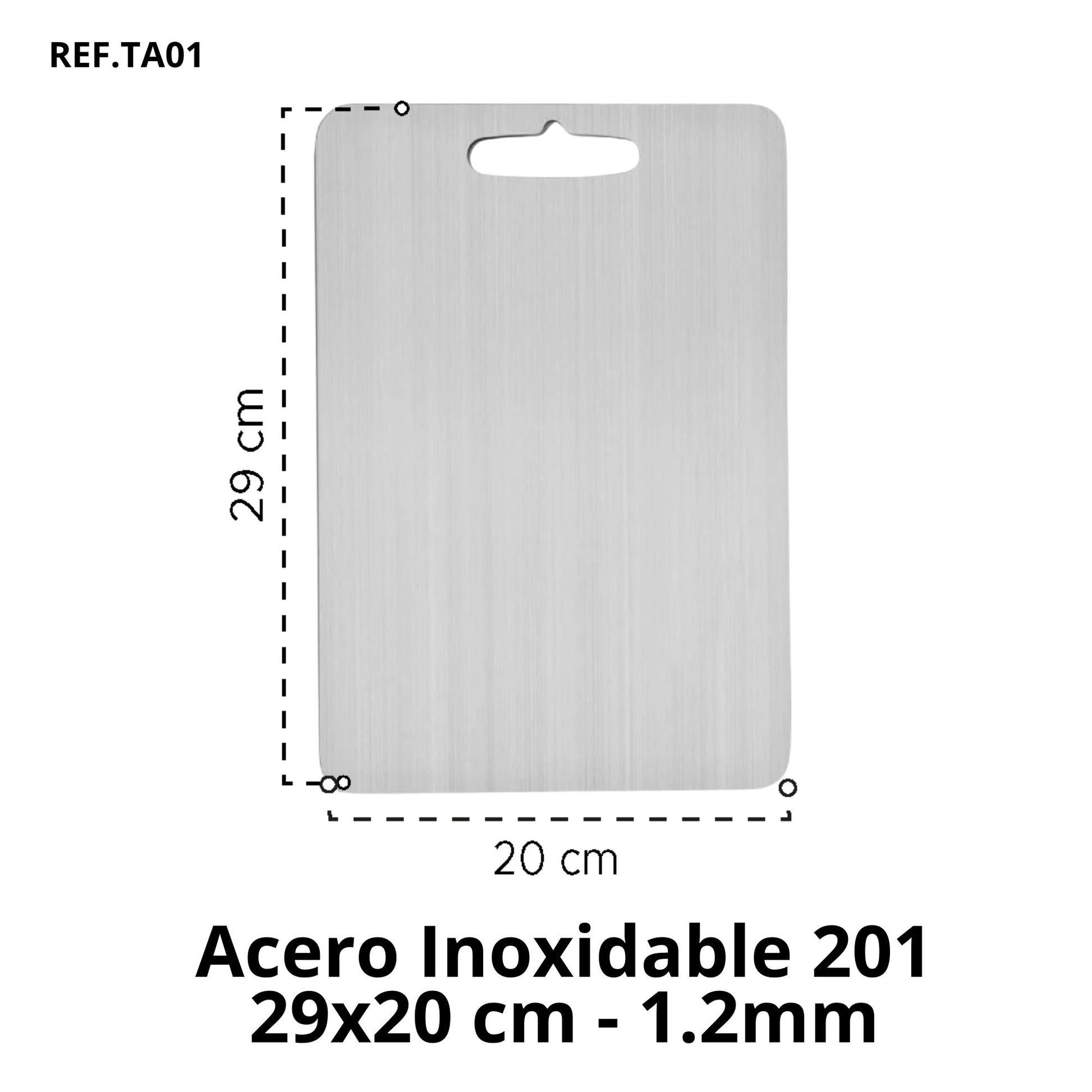 Combo Tablas Acero Inoxidable Chef Pro